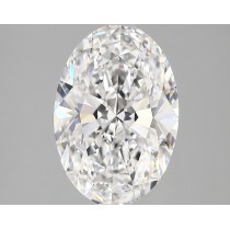 Lab Created 3.35 Carat D-VVS2 Oval Diamond Lab Created 3.35 Carat D-VVS2 Oval Diamond