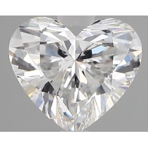 Lab Created 1.81 Carat D-VVS2 Heart Shaped Diamond