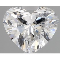 Lab Created 1.51 Carat D-VS2 Heart Shaped Diamond