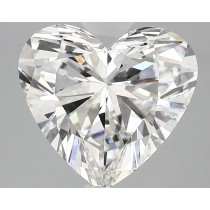 Lab Created 2.84 Carat F-VVS2 Heart Shaped Diamond Lab Created 2.84 Carat F-VVS2 Heart Shaped Diamond