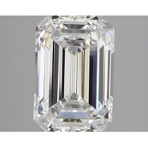 Lab Created 2.72 Carat E-VVS2 Emerald Cut Diamond Lab Created 2.72 Carat E-VVS2 Emerald Cut Diamond