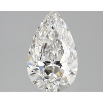 Lab Created 2.35 Carat E-VVS2 Pear Shaped Diamond