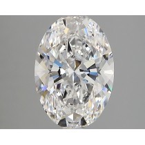 Lab Created 2.33 Carat D-VVS2 Oval Diamond Lab Created 2.33 Carat D-VVS2 Oval Diamond