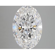 Lab Created 3.45 Carat D-VVS2 Oval Diamond Lab Created 3.45 Carat D-VVS2 Oval Diamond