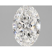Lab Created 2.42 Carat E-VVS2 Oval Diamond