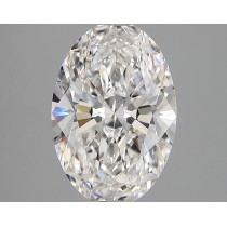 Lab Created 2.53 Carat E-VVS2 Oval Diamond Lab Created 2.53 Carat E-VVS2 Oval Diamond