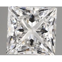 Lab Created 1.15 Carat D-VVS1 Princess Cut Diamond