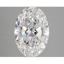 Lab Created 2.43 Carat E-VVS2 Oval Diamond Lab Created 2.43 Carat E-VVS2 Oval Diamond