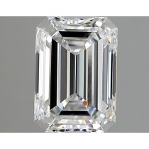 Lab Created 1.34 Carat D-VVS2 Emerald Cut Diamond Lab Created 1.34 Carat D-VVS2 Emerald Cut Diamond