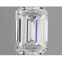 Lab Created 1.39 Carat D-VVS2 Emerald Cut Diamond