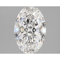 Lab Created 2.67 Carat E-VVS2 Oval Diamond Lab Created 2.67 Carat E-VVS2 Oval Diamond
