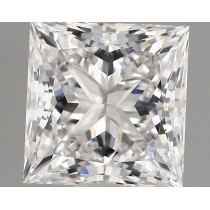 Lab Created 1.52 Carat E-VVS2 Princess Cut Diamond