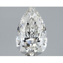 Lab Created 2.51 Carat G-VVS2 Pear Shaped Diamond Lab Created 2.51 Carat G-VVS2 Pear Shaped Diamond