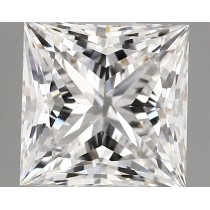 Lab Created 1.52 Carat E-VVS2 Princess Cut Diamond