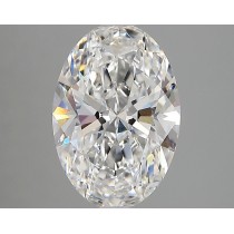 Lab Created 2.43 Carat D-VVS2 Oval Diamond Lab Created 2.43 Carat D-VVS2 Oval Diamond