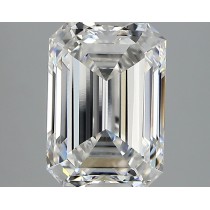 Lab Created 2.94 Carat E-VVS2 Emerald Cut Diamond Lab Created 2.94 Carat E-VVS2 Emerald Cut Diamond