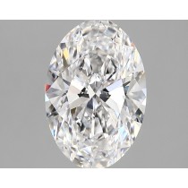 Lab Created 2.52 Carat D-VS1 Oval Diamond Lab Created 2.52 Carat D-VS1 Oval Diamond