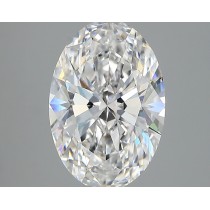 Lab Created 2.99 Carat E-VVS2 Oval Diamond Lab Created 2.99 Carat E-VVS2 Oval Diamond
