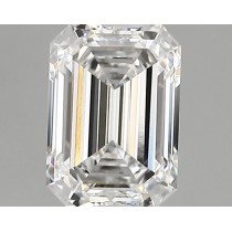 Lab Created 1.30 Carat D-VVS2 Emerald Cut Diamond Lab Created 1.30 Carat D-VVS2 Emerald Cut Diamond