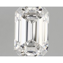 Lab Created 2.72 Carat D-VVS2 Emerald Cut Diamond Lab Created 2.72 Carat D-VVS2 Emerald Cut Diamond
