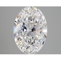 Lab Created 3.18 Carat D-VS1 Oval Diamond