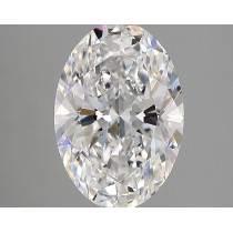 Lab Created 2.50 Carat D-VS1 Oval Diamond Lab Created 2.50 Carat D-VS1 Oval Diamond