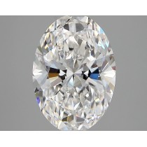 Lab Created 3.53 Carat D-VS1 Oval Diamond