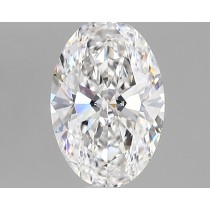 Lab Created 1.58 Carat D-VS1 Oval Diamond Lab Created 1.58 Carat D-VS1 Oval Diamond