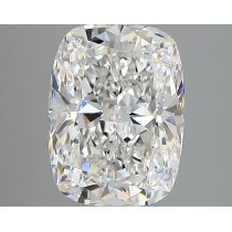 Lab Created 2.72 Carat E-VVS2 Cushion Cut Diamond Lab Created 2.72 Carat E-VVS2 Cushion Cut Diamond