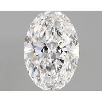 Lab Created 1.35 Carat D-VVS1 Oval Diamond