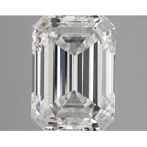 Lab Created 2.30 Carat D-VVS2 Emerald Cut Diamond Lab Created 2.30 Carat D-VVS2 Emerald Cut Diamond