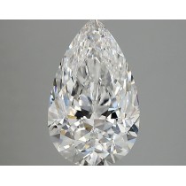 Lab Created 2.62 Carat D-VS1 Pear Shaped Diamond Lab Created 2.62 Carat D-VS1 Pear Shaped Diamond