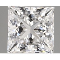 Lab Created 1.25 Carat D-VVS2 Princess Cut Diamond