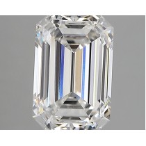Lab Created 2.35 Carat F-VVS2 Emerald Cut Diamond Lab Created 2.35 Carat F-VVS2 Emerald Cut Diamond