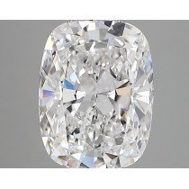 Lab Created 2.87 Carat D-VVS2 Cushion Cut Diamond Lab Created 2.87 Carat D-VVS2 Cushion Cut Diamond