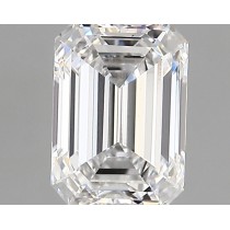 Lab Created 1.41 Carat D-VVS2 Emerald Cut Diamond Lab Created 1.41 Carat D-VVS2 Emerald Cut Diamond