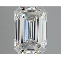 Lab Created 2.31 Carat F-VVS2 Emerald Cut Diamond Lab Created 2.31 Carat F-VVS2 Emerald Cut Diamond