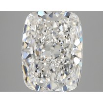 Lab Created 4.03 Carat E-VS1 Cushion Cut Diamond