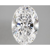 Lab Created 3.73 Carat D-VVS2 Oval Diamond Lab Created 3.73 Carat D-VVS2 Oval Diamond