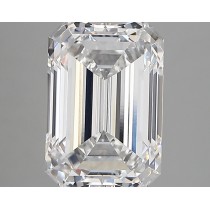 Lab Created 2.93 Carat D-VVS2 Emerald Cut Diamond Lab Created 2.93 Carat D-VVS2 Emerald Cut Diamond