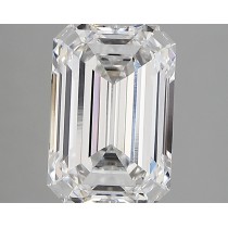 Lab Created 2.41 Carat E-VVS2 Emerald Cut Diamond Lab Created 2.41 Carat E-VVS2 Emerald Cut Diamond