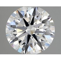 Lab Created 1.64 Carat D-VVS2 Round Diamond