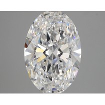 Lab Created 3.35 Carat D-VVS2 Oval Diamond Lab Created 3.35 Carat D-VVS2 Oval Diamond