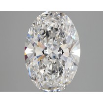 Lab Created 3.35 Carat E-VVS2 Oval Diamond Lab Created 3.35 Carat E-VVS2 Oval Diamond
