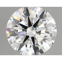 Lab Created 1.67 Carat D-VVS2 Round Diamond