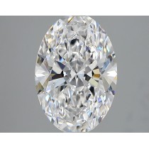 Lab Created 3.31 Carat D-VVS2 Oval Diamond Lab Created 3.31 Carat D-VVS2 Oval Diamond