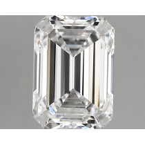 Lab Created 1.42 Carat D-VVS2 Emerald Cut Diamond
