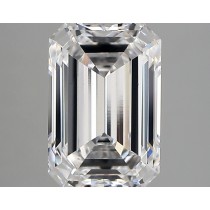 Lab Created 2.46 Carat E-VVS2 Emerald Cut Diamond Lab Created 2.46 Carat E-VVS2 Emerald Cut Diamond