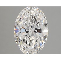 Lab Created 1.67 Carat D-VVS2 Oval Diamond Lab Created 1.67 Carat D-VVS2 Oval Diamond