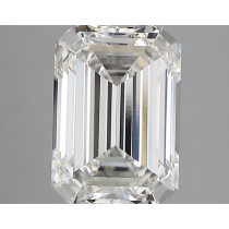 Lab Created 2.63 Carat F-VVS2 Emerald Cut Diamond Lab Created 2.63 Carat F-VVS2 Emerald Cut Diamond